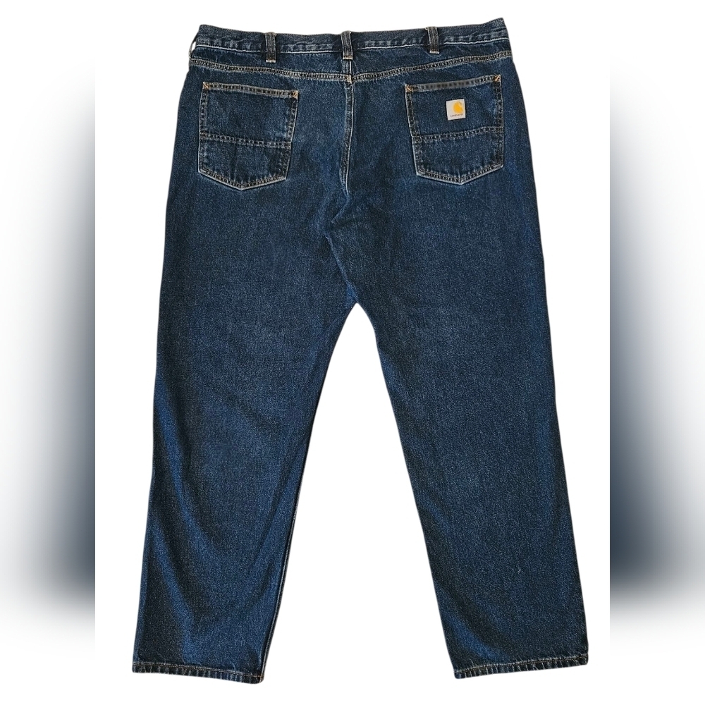 Carhartt Blue Relaxed Jeans - Sz 44 X 32 - Picture 3 of 6